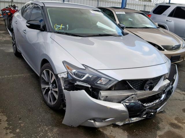 1N4AA6APXHC377550 - 2017 NISSAN MAXIMA 3.5 SILVER photo 1