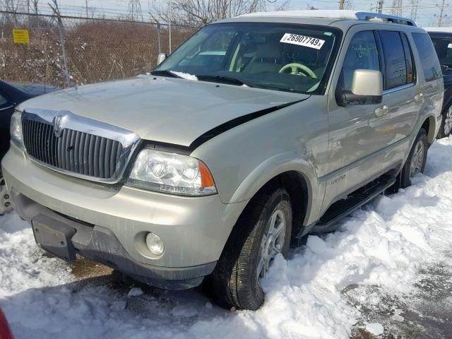 5LMEU78H43ZJ43586 - 2003 LINCOLN AVIATOR Qəhvəyi foto 2