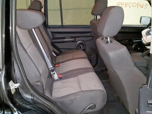 1J8HG48K98C215357 - 2008 JEEP COMMANDER BLACK photo 6