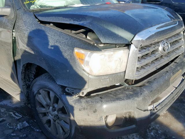 5TDBY68A08S006441 - 2008 TOYOTA SEQUOIA LI GREEN photo 9