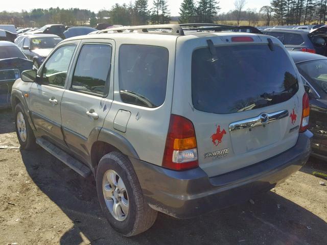 4F2YZ04143KM05735 - 2003 MAZDA TRIBUTE LX BROWN photo 3