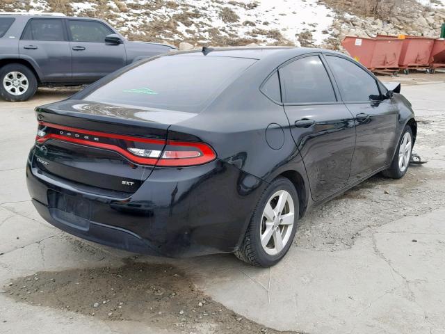 1C3CDFBB8GD766598 - 2016 DODGE DART SXT BLACK photo 4