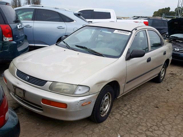 JM1BB1418T0315919 - 1996 MAZDA PROTEGE DX GOLD photo 2