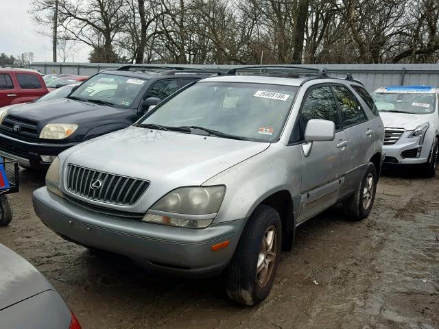 JT6HF10U3X0011439 - 1999 LEXUS RX 300 GRAY photo 2