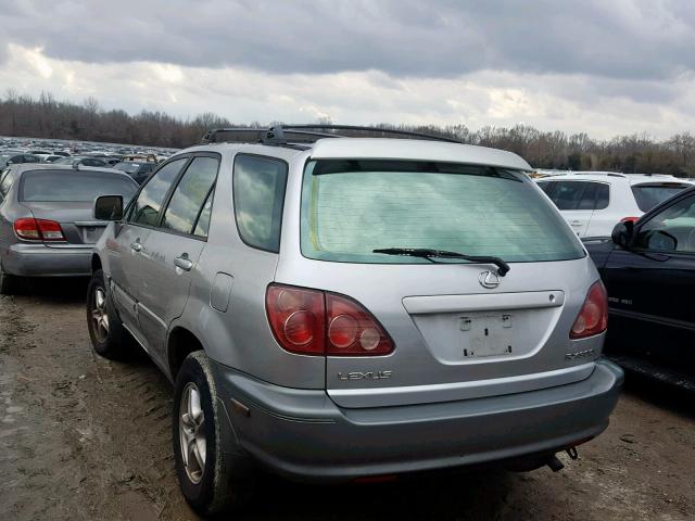 JT6HF10U3X0011439 - 1999 LEXUS RX 300 GRAY photo 3