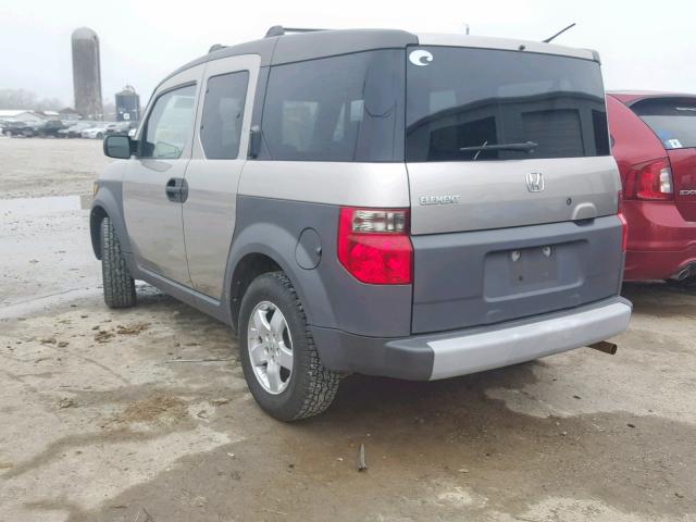 5J6YH28684L037909 - 2004 HONDA ELEMENT EX GRAY photo 3