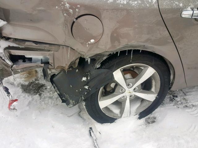 1G1ZC5E08CF246146 - 2012 CHEVROLET MALIBU 1LT BROWN photo 9