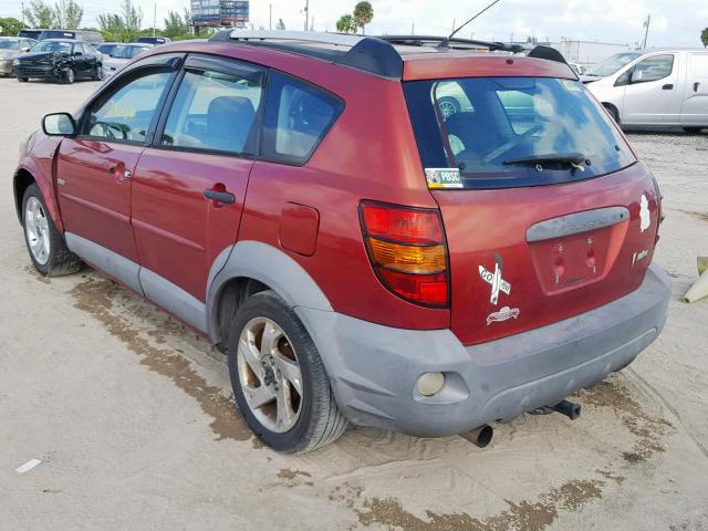 5Y2SL62823Z473470 - 2003 PONTIAC VIBE RED photo 3