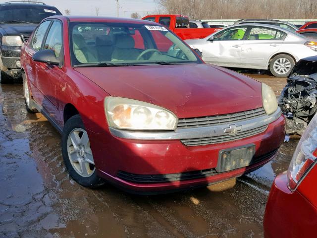 1G1ZT54885F215747 - 2005 CHEVROLET MALIBU LS Tünd qırmızı foto 1