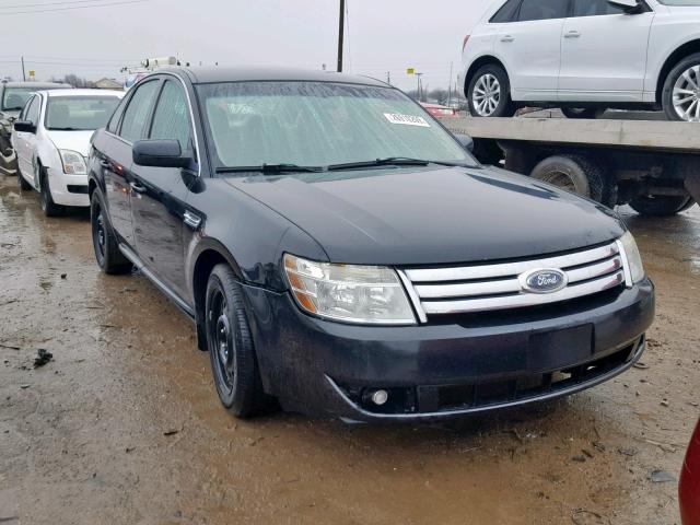 1FAHP24W08G165676 - 2008 FORD TAURUS SEL BLACK photo 1