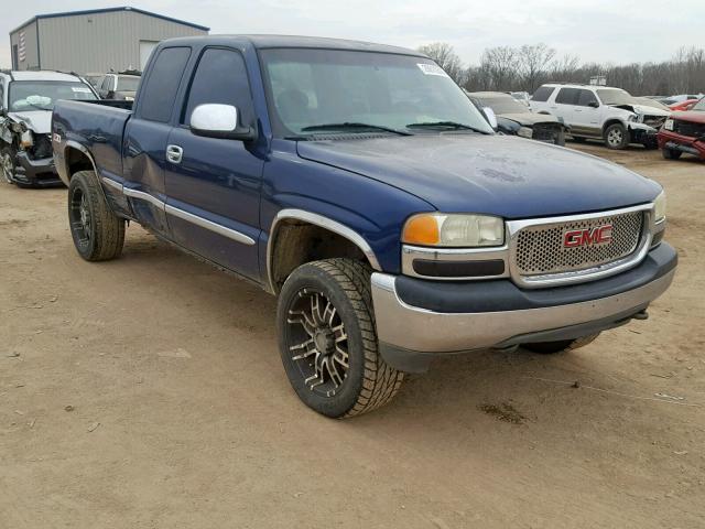 2GTEK19T7X1537904 - 1999 GMC NEW SIERRA BLUE photo 1