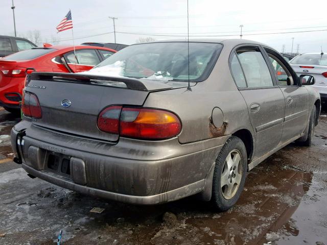 1G1NE52J02M724401 - 2002 CHEVROLET MALIBU LS BROWN photo 4
