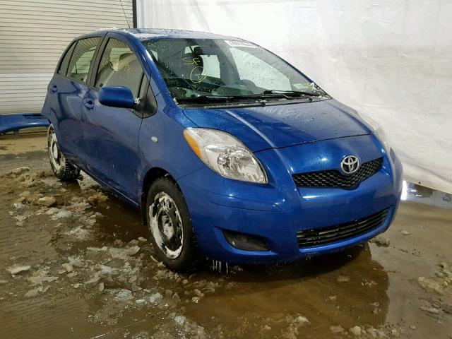 JTDKT903995250772 - 2009 TOYOTA YARIS BLUE photo 1