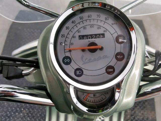 ZAPM448F785500966 - 2008 VESPA LX 150 GREEN photo 7