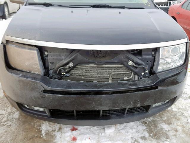 2LMDU68C38BJ20327 - 2008 LINCOLN MKX BLACK photo 9