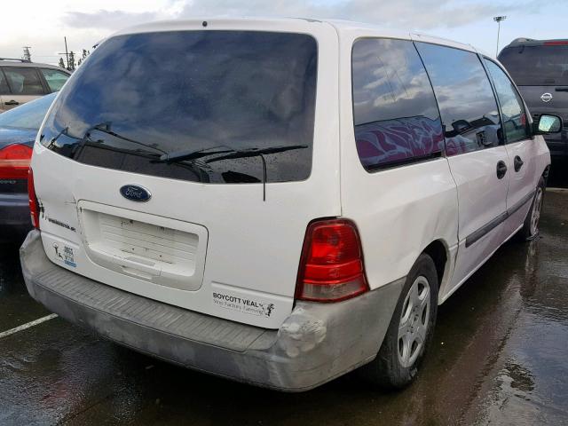 2FTZA54696BA48233 - 2006 FORD FREESTAR WHITE photo 4