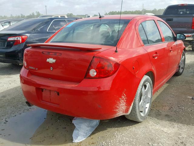 1G1AF5F55A7168334 - 2010 CHEVROLET COBALT 2LT RED photo 4