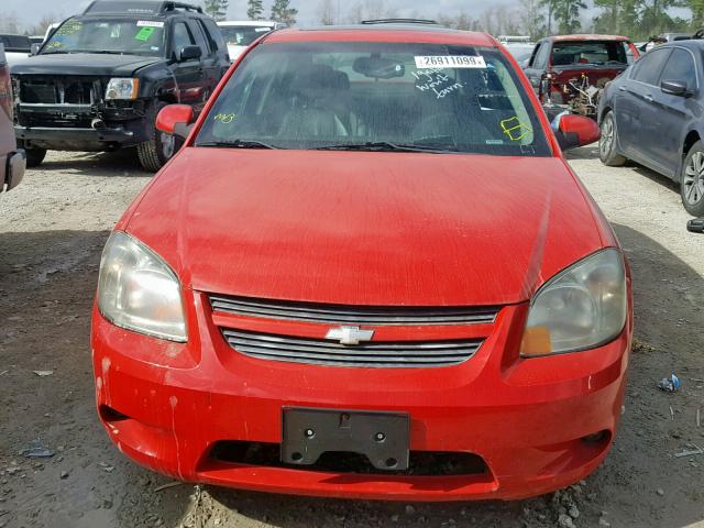 1G1AF5F55A7168334 - 2010 CHEVROLET COBALT 2LT RED photo 9