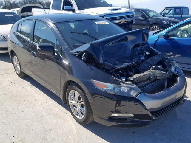 JHMZE2H72AS038842 - 2010 HONDA INSIGHT EX BLACK photo 1