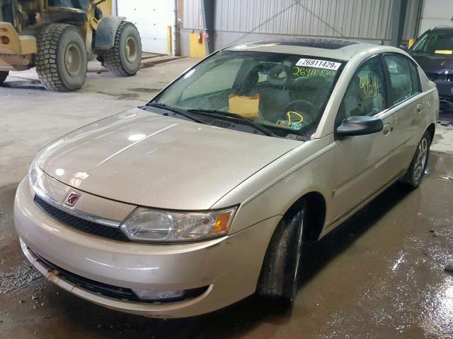 1G8AL52FX4Z208358 - 2004 SATURN ION LEVEL GOLD photo 2