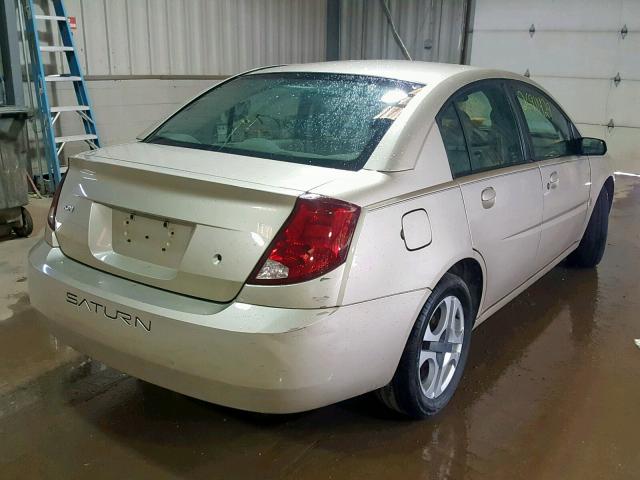 1G8AL52FX4Z208358 - 2004 SATURN ION LEVEL GOLD photo 4