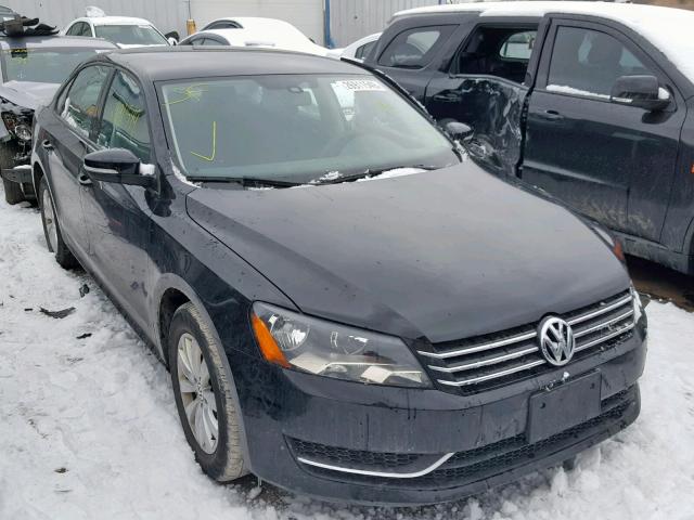 1VWAP7A33DC127621 - 2013 VOLKSWAGEN PASSAT S BLACK photo 1