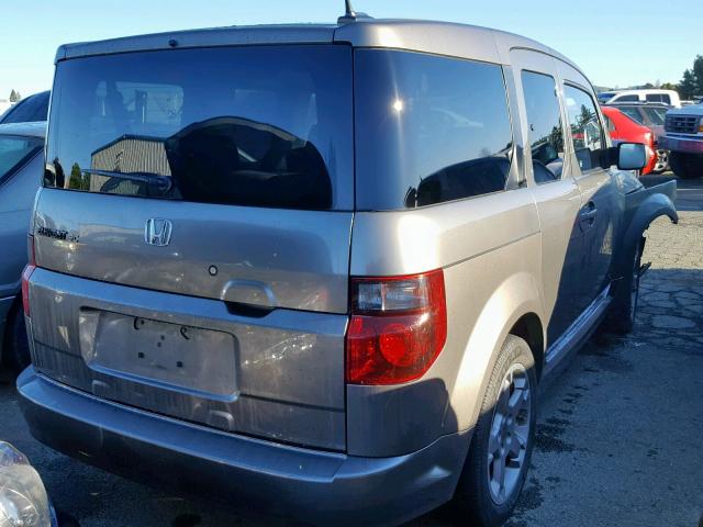 5J6YH18917L007269 - 2007 HONDA ELEMENT SC GRAY photo 4