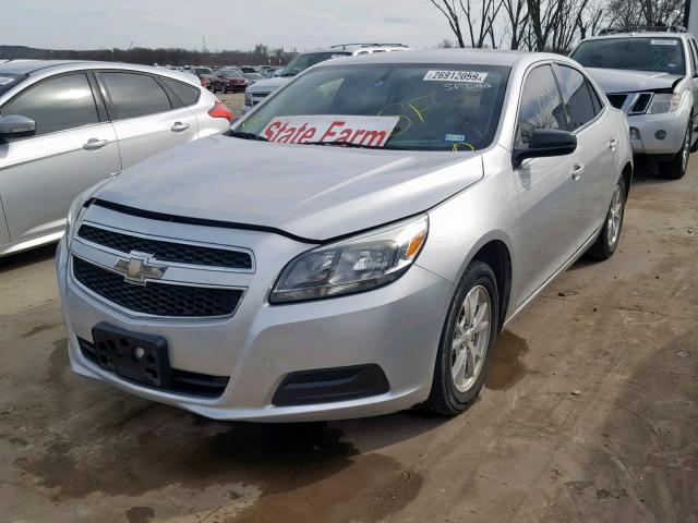1G11A5SA7DF334364 - 2013 CHEVROLET MALIBU LS SILVER photo 2