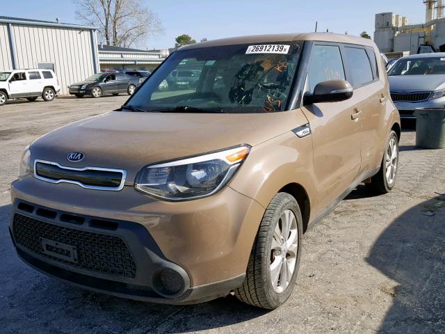 KNDJP3A57E7009157 - 2014 KIA SOUL + TAN photo 2