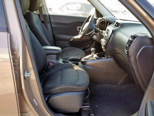 KNDJP3A57E7009157 - 2014 KIA SOUL + TAN photo 5