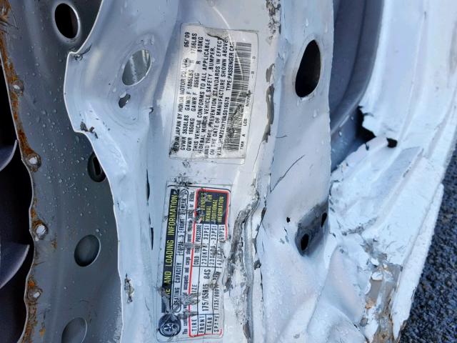 JHMZE2H70AS016578 - 2010 HONDA INSIGHT WHITE photo 10