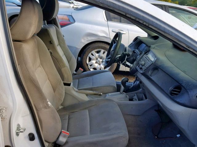 JHMZE2H70AS016578 - 2010 HONDA INSIGHT WHITE photo 5