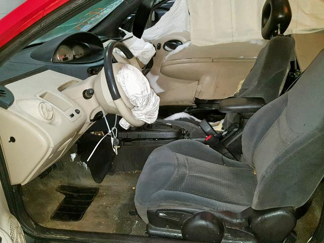 1G8AW14F43Z202213 - 2003 SATURN ION LEVEL RED photo 5