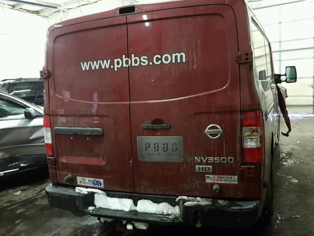 1N6AF0KY8GN802179 - 2016 NISSAN NV 2500 S RED photo 4