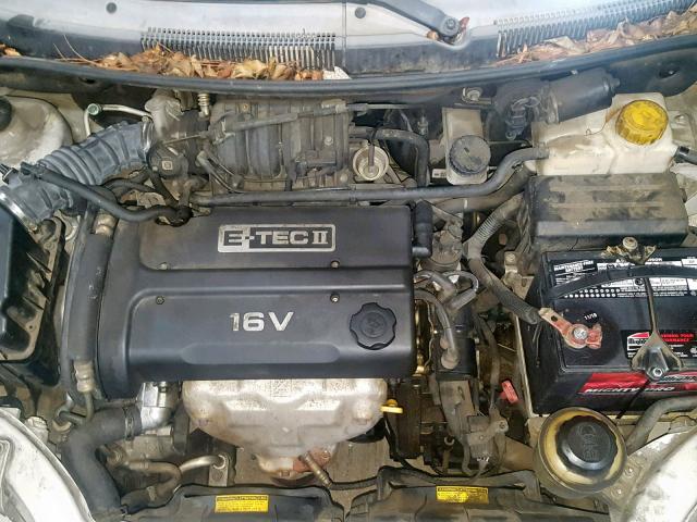 KL1TD62604B222691 - 2004 CHEVROLET AVEO SILVER photo 7