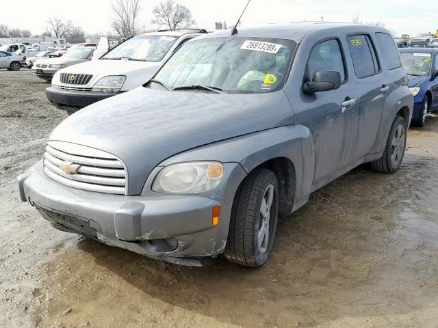 3GNDA13D47S550489 - 2007 CHEVROLET HHR LS GRAY photo 2