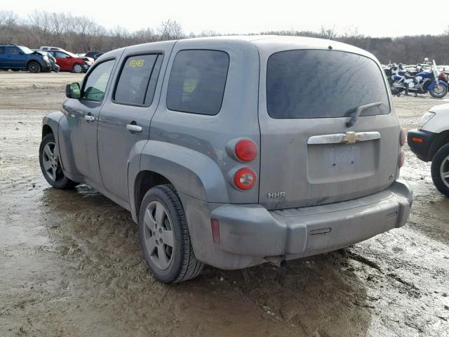 3GNDA13D47S550489 - 2007 CHEVROLET HHR LS GRAY photo 3