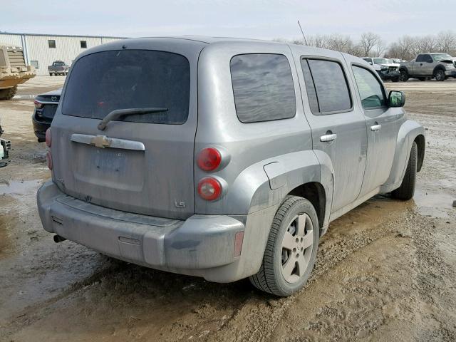 3GNDA13D47S550489 - 2007 CHEVROLET HHR LS GRAY photo 4