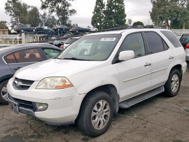 2HNYD18623H528994 - 2003 ACURA MDX TOURIN WHITE photo 2