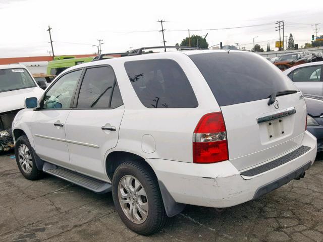 2HNYD18623H528994 - 2003 ACURA MDX TOURIN WHITE photo 3