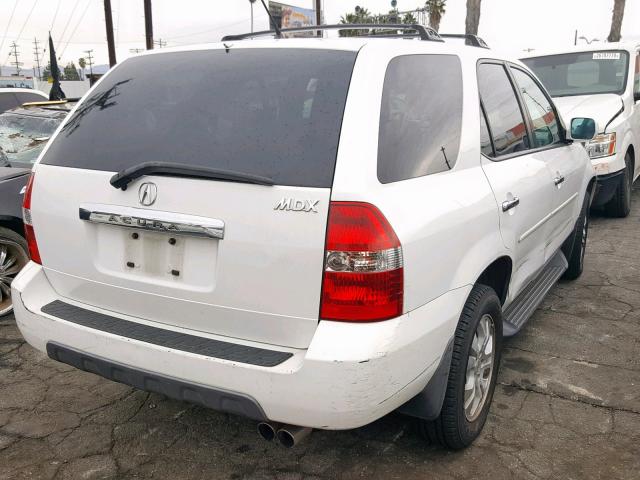 2HNYD18623H528994 - 2003 ACURA MDX TOURIN WHITE photo 4