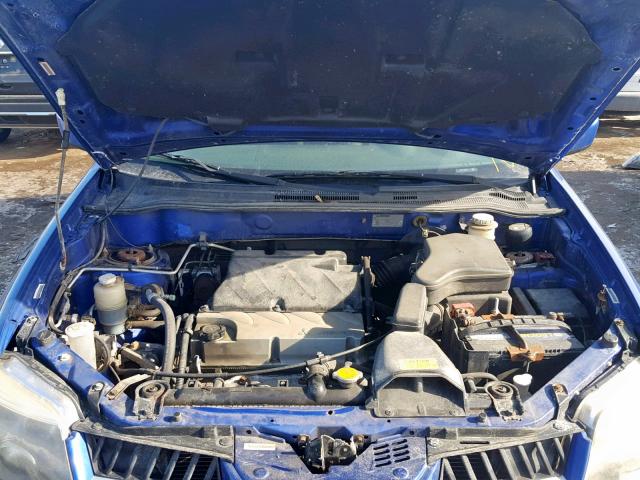 JA4LX41F36U021553 - 2006 MITSUBISHI OUTLANDER BLUE photo 7