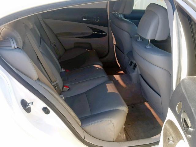 JTHBH96S165026843 - 2006 LEXUS GS GENERAT WHITE photo 6