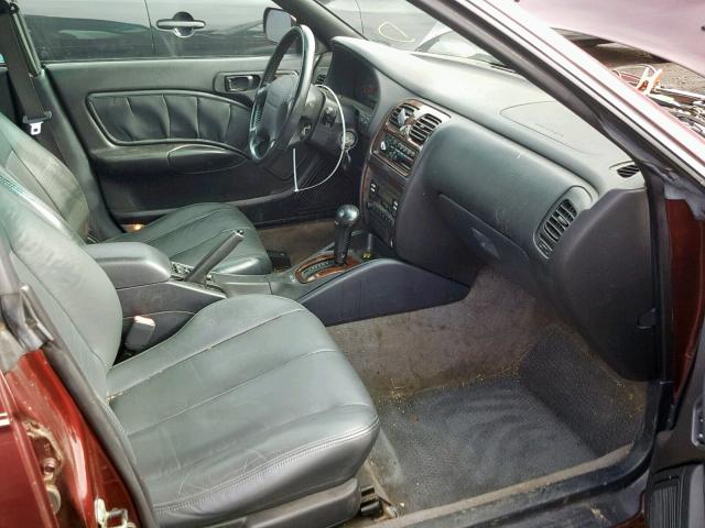 4S3BG6856X7653554 - 1999 SUBARU LEGACY OUT BURGUNDY photo 5