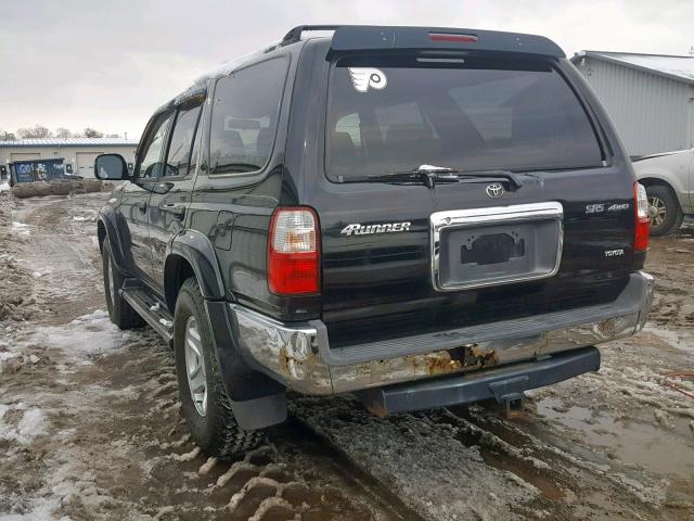 JT3HN86R220370284 - 2002 TOYOTA 4RUNNER SR BLACK photo 3