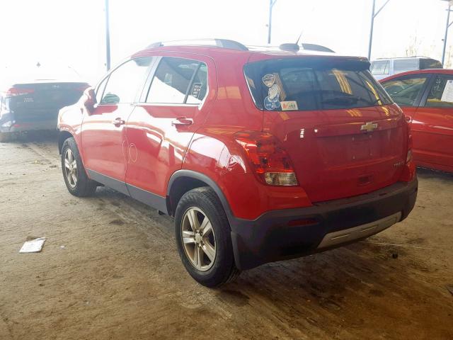 KL7CJLSB2GB597920 - 2016 CHEVROLET TRAX 1LT RED photo 3