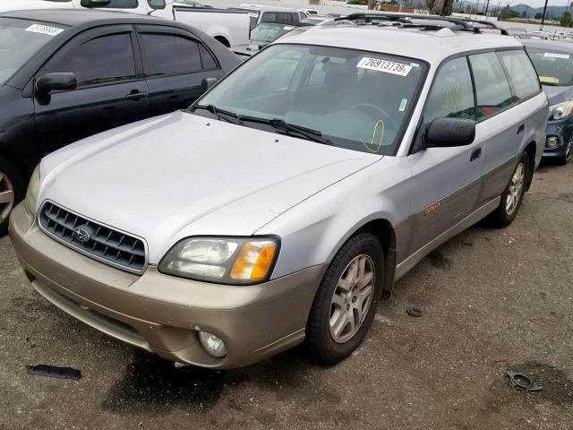 4S3BH665337647690 - 2003 SUBARU LEGACY OUT SILVER photo 2