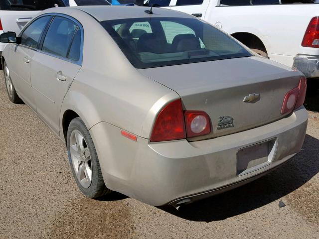 1G1ZB5EB6AF116674 - 2010 CHEVROLET MALIBU LS GOLD photo 3