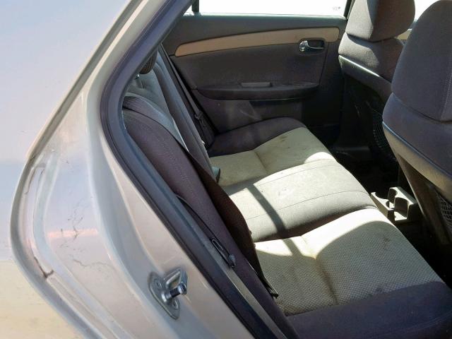 1G1ZB5EB6AF116674 - 2010 CHEVROLET MALIBU LS GOLD photo 6