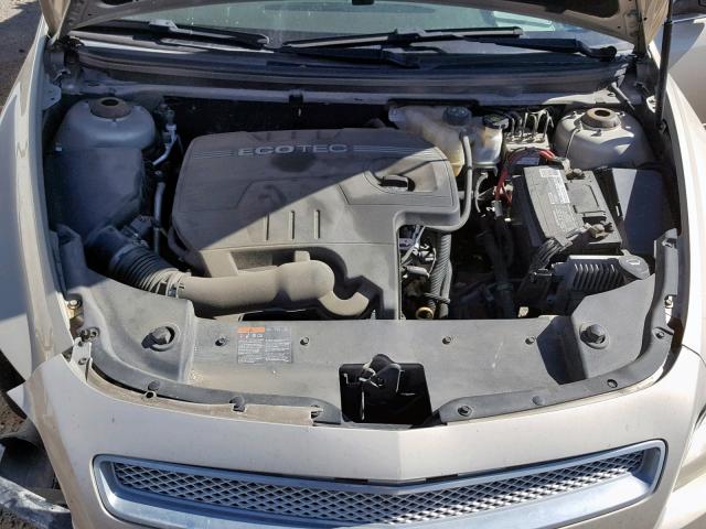 1G1ZB5EB6AF116674 - 2010 CHEVROLET MALIBU LS GOLD photo 7